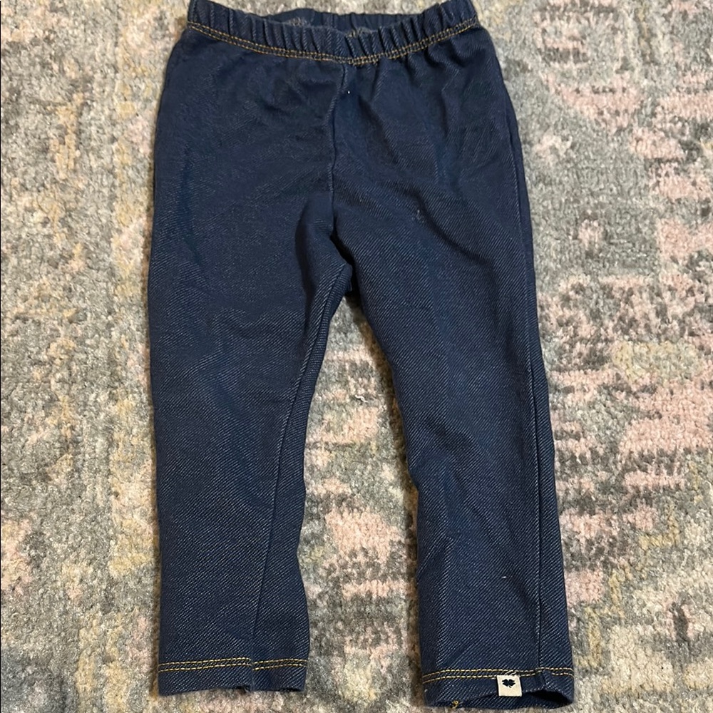 Kids Navy Blue Lucky Leggings